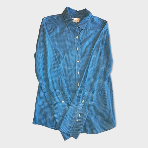 Thomas Mason for J. Crew button up shirt 8   EUC - Picture 1 of 3